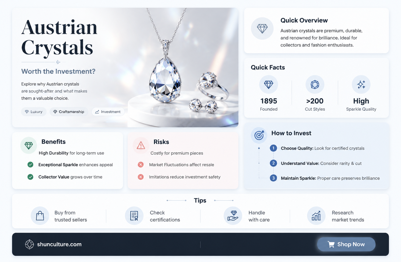 are austrian crystals valuable