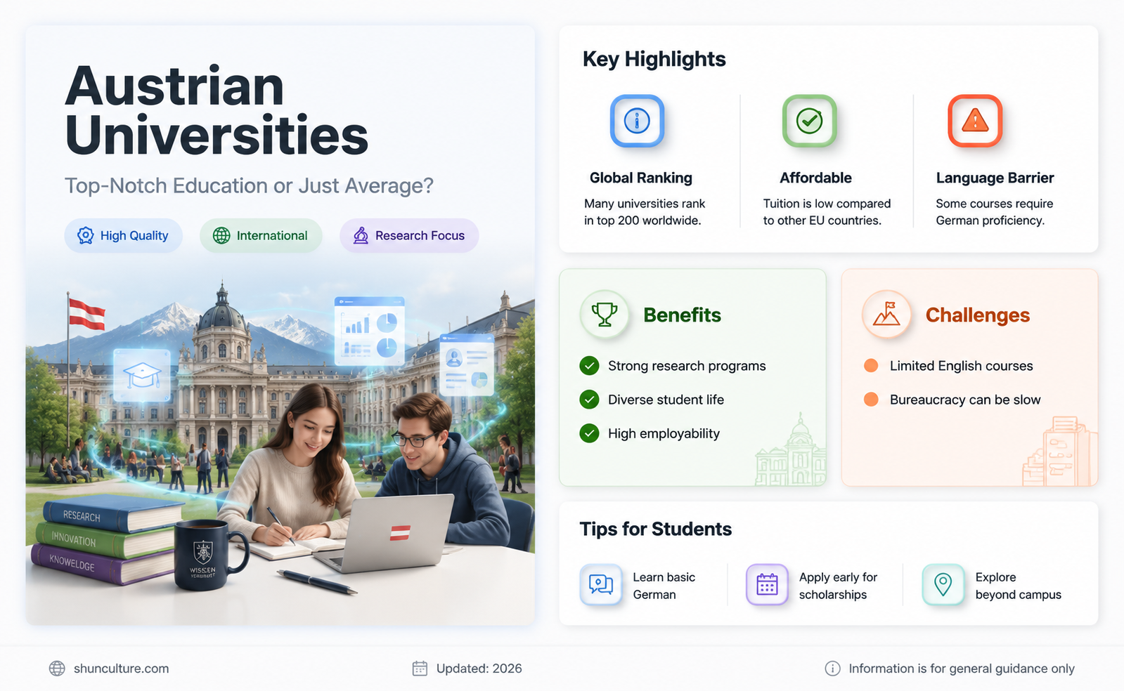 are austrian universities good