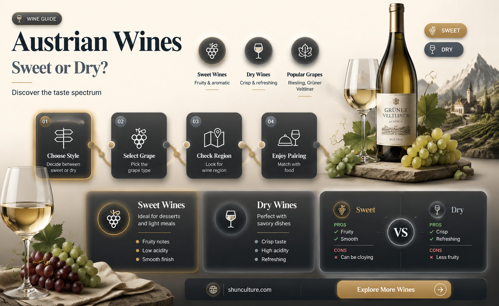 are austrian wines sweet