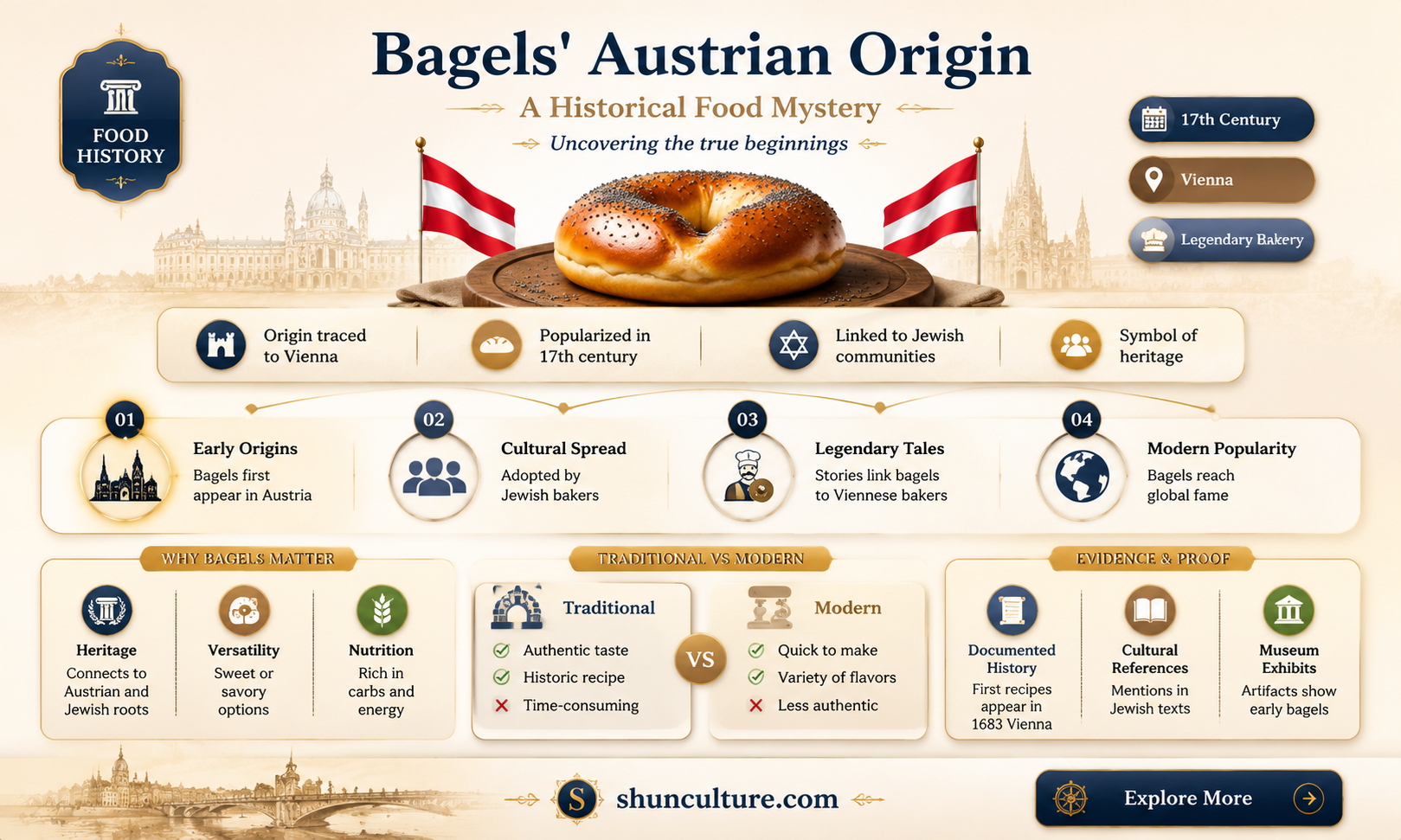 are bagels from austria