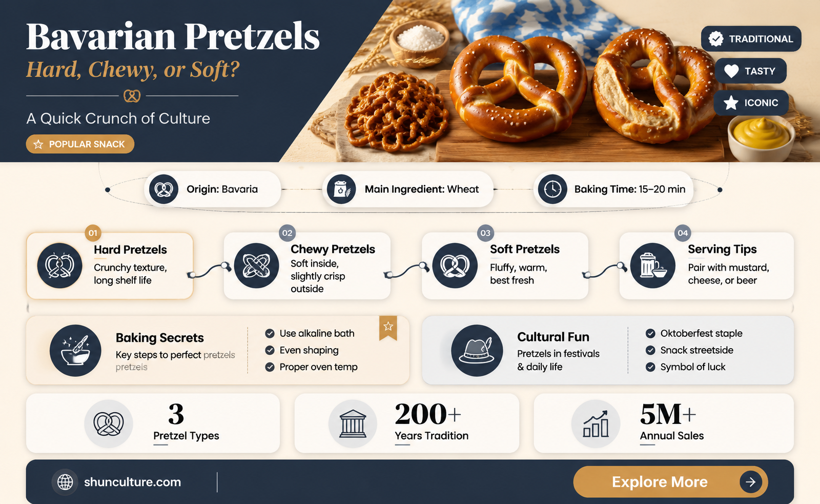 are bavarian pretzels hard