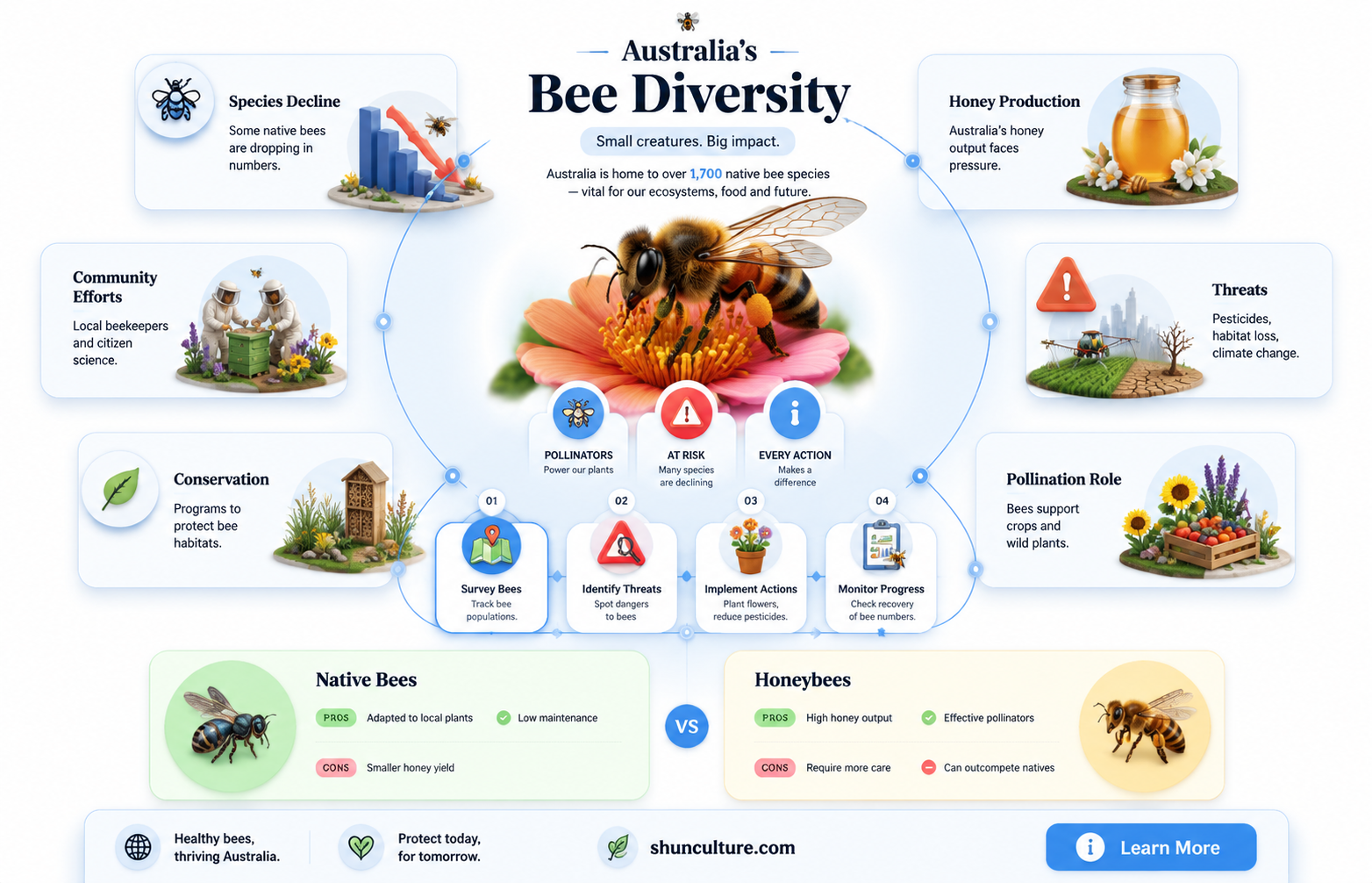 are bee populations declining in australia