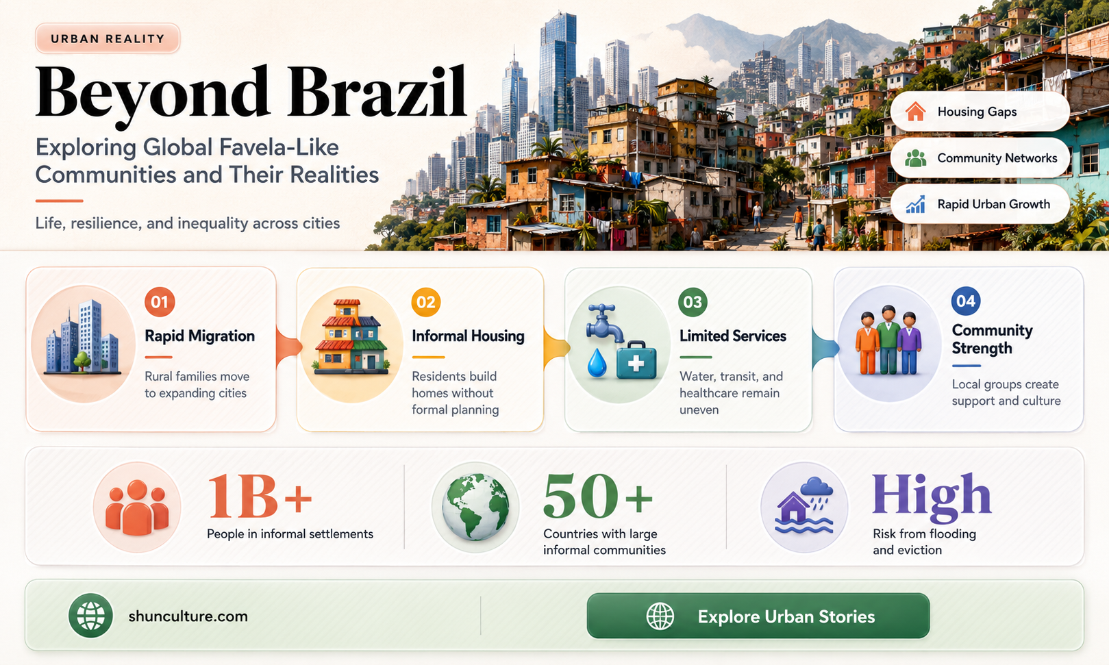 are favelas only in brazil