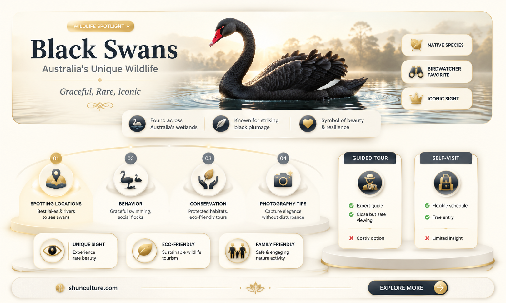 are black swans only found in australia