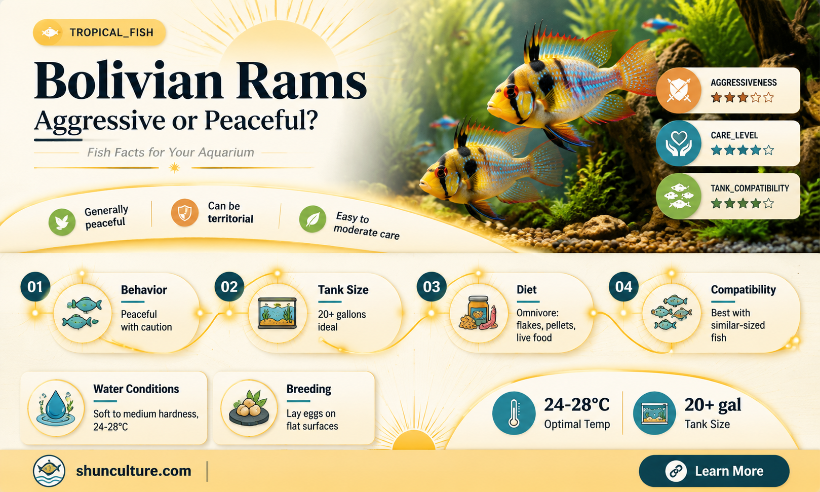 are bolivian rams heatty