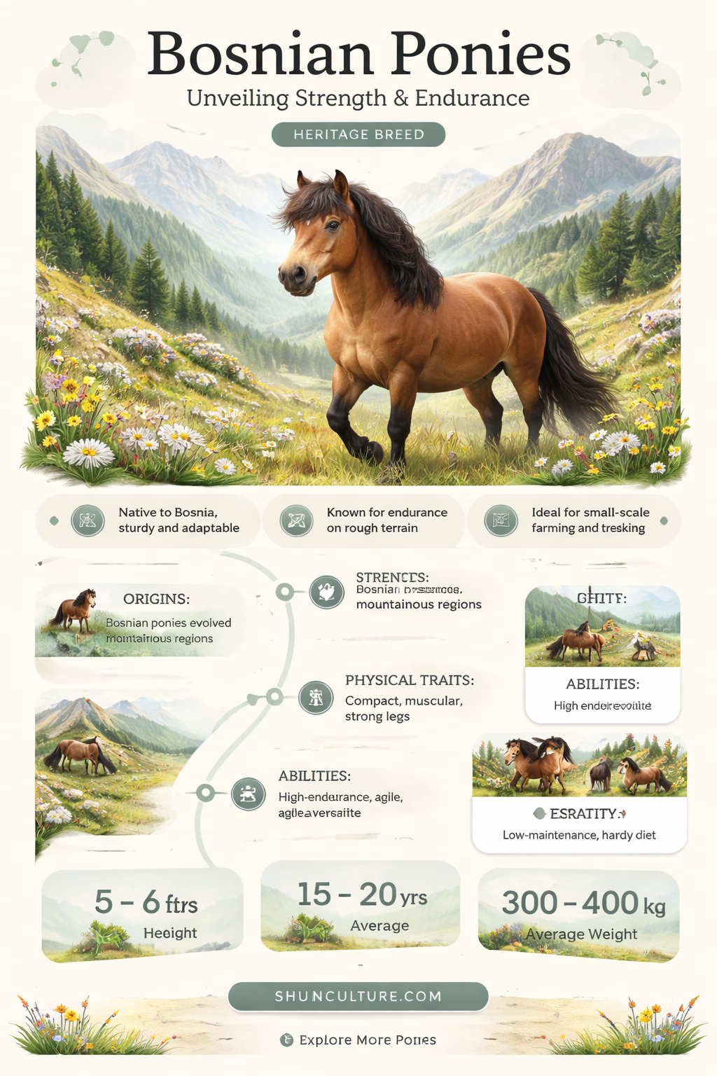 are bosnian ponies strong