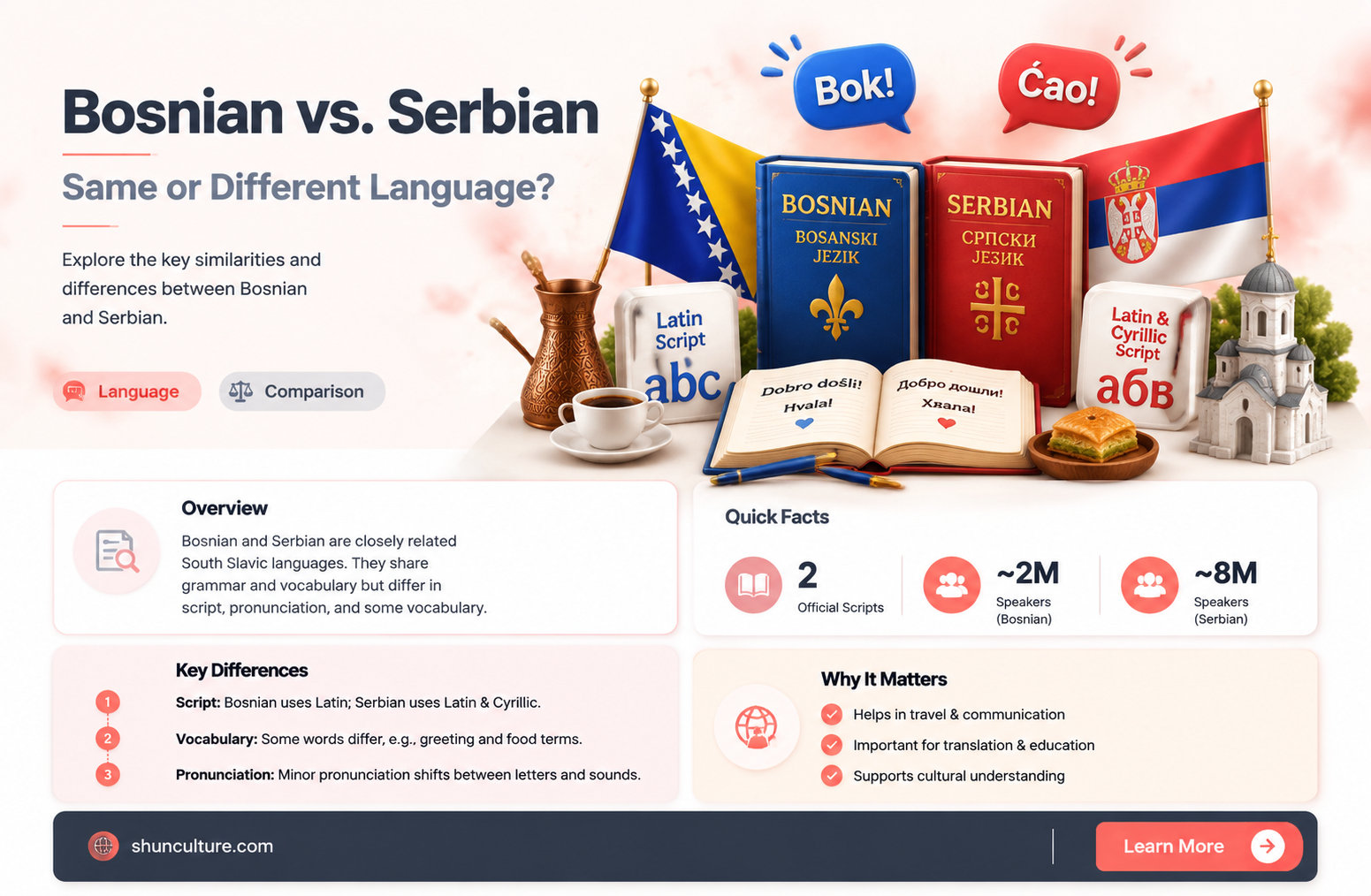 are bosnian and serbian the same language