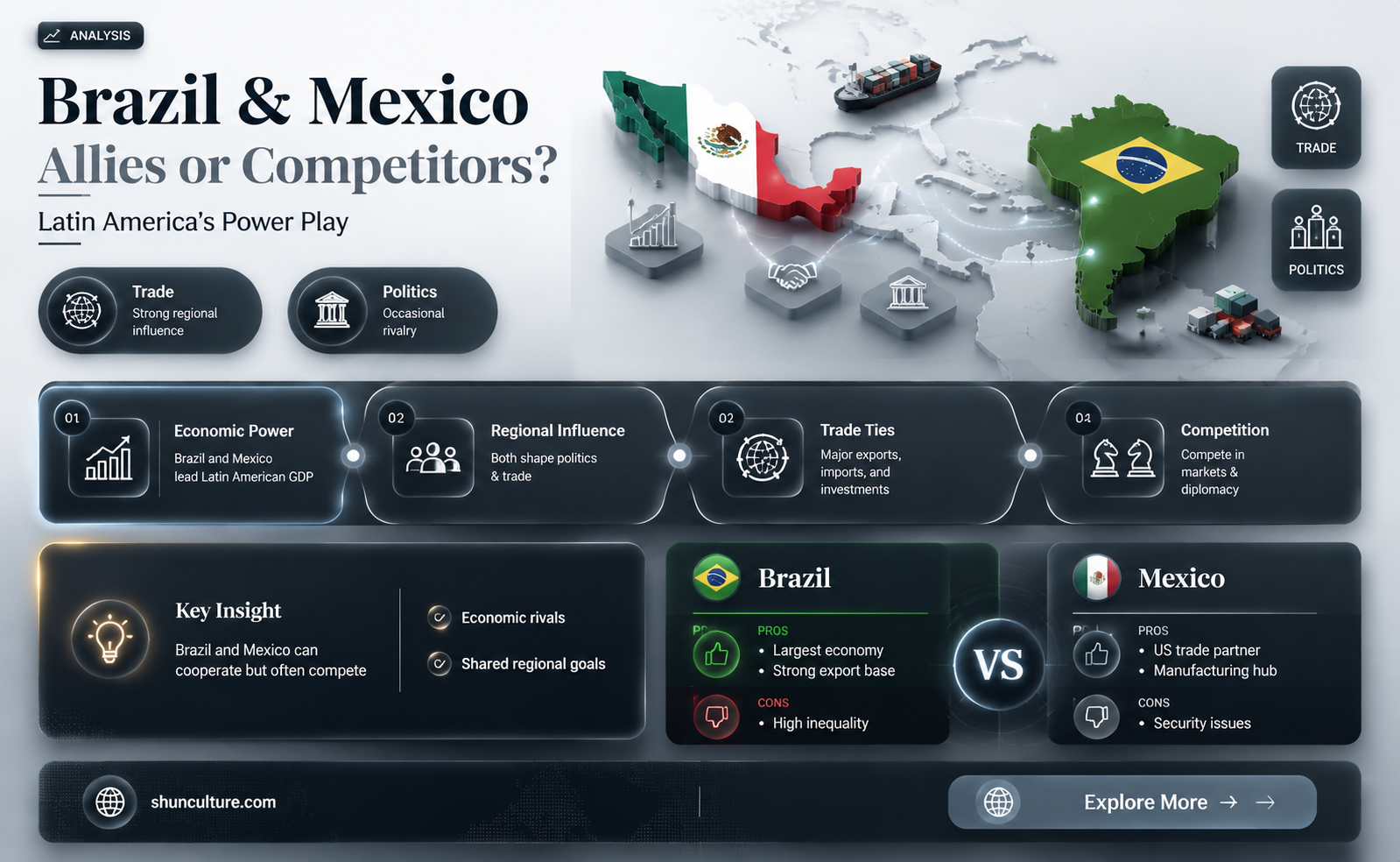 are brazil and mexico allies