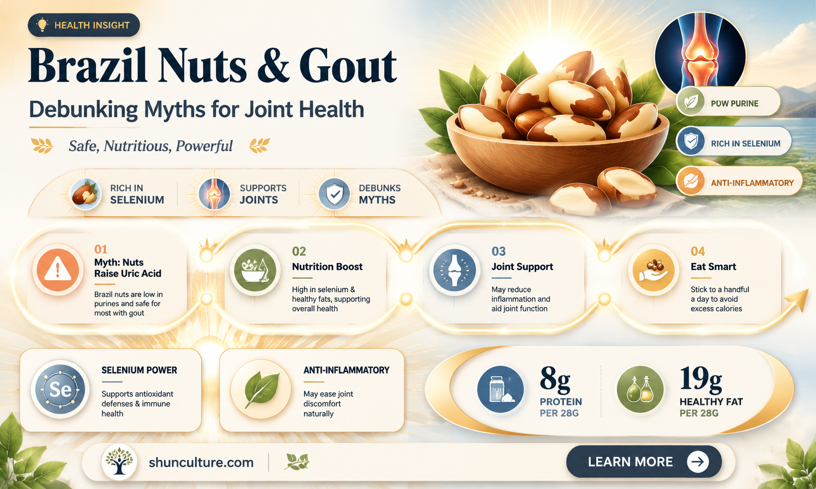 are brazil nuts bad for gout