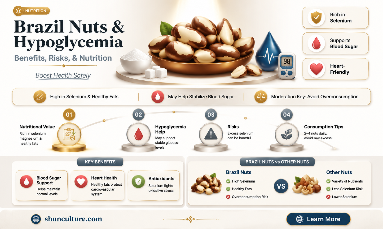 are brazil nuts good for hypoglycemia