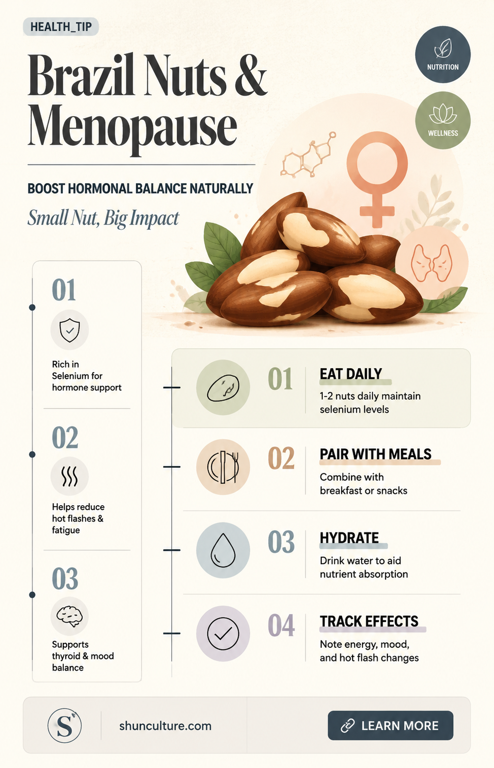 are brazil nuts good for menopause