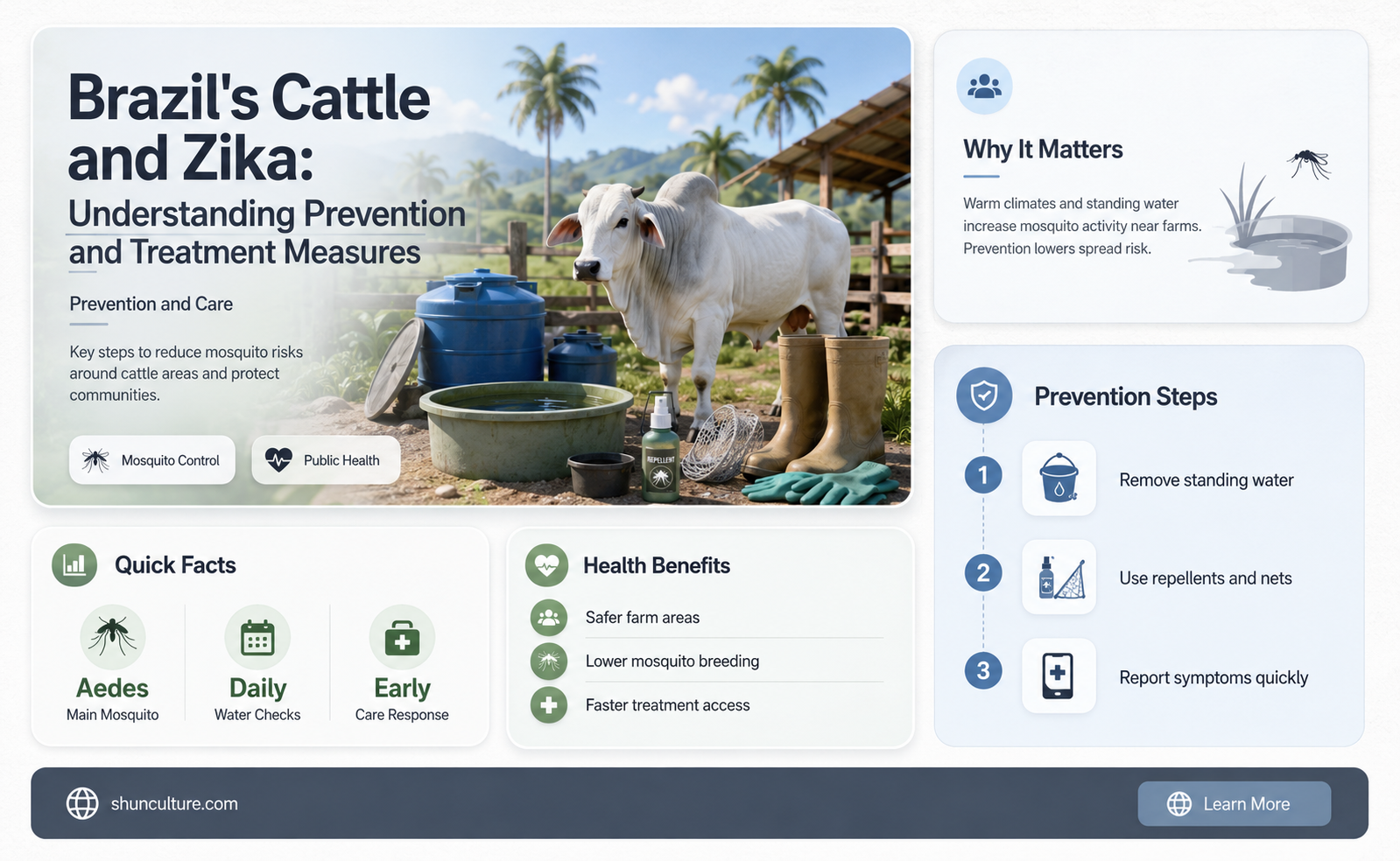 are cows in brazil treated for zika virus