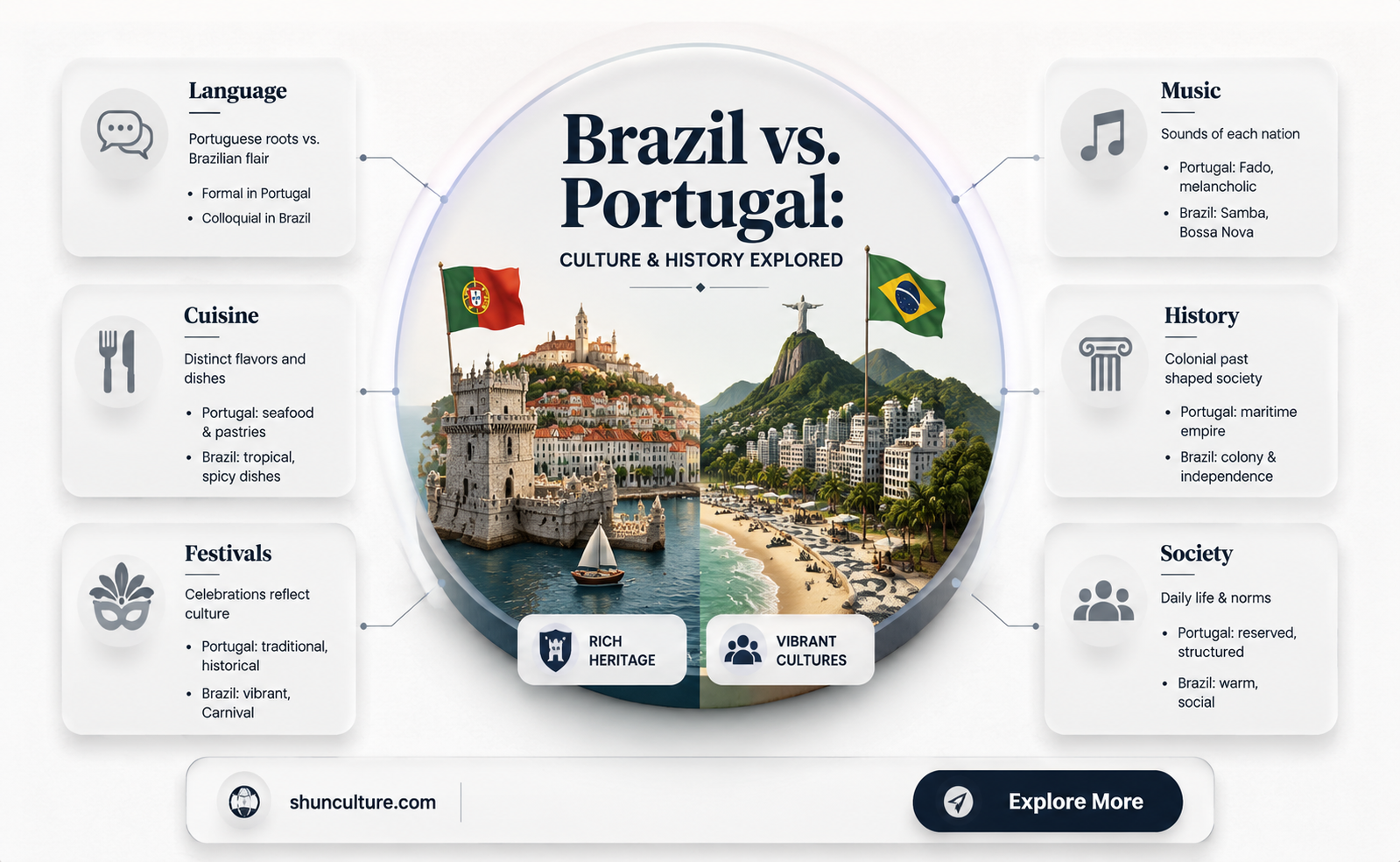 are brazil and portugal the same