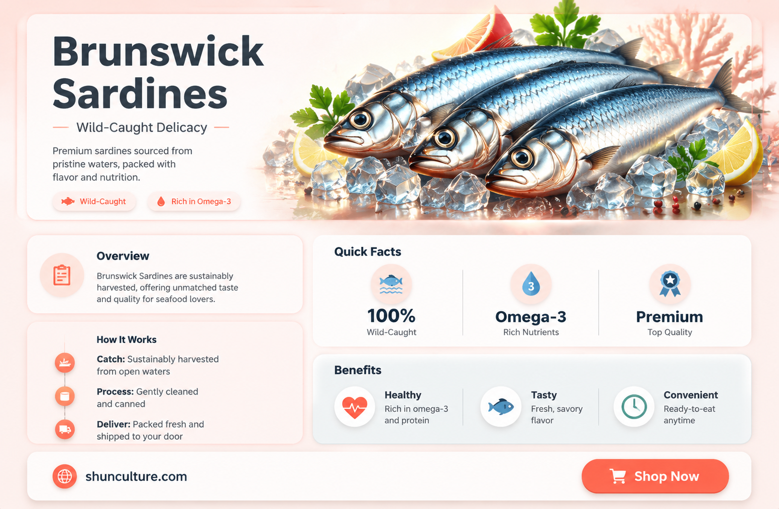 are brunswick sardines wild caught
