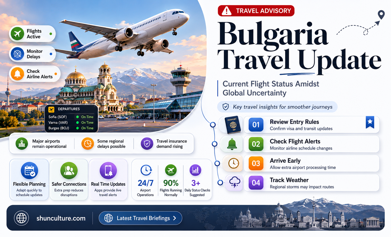 are flights cancelled to bulgaria
