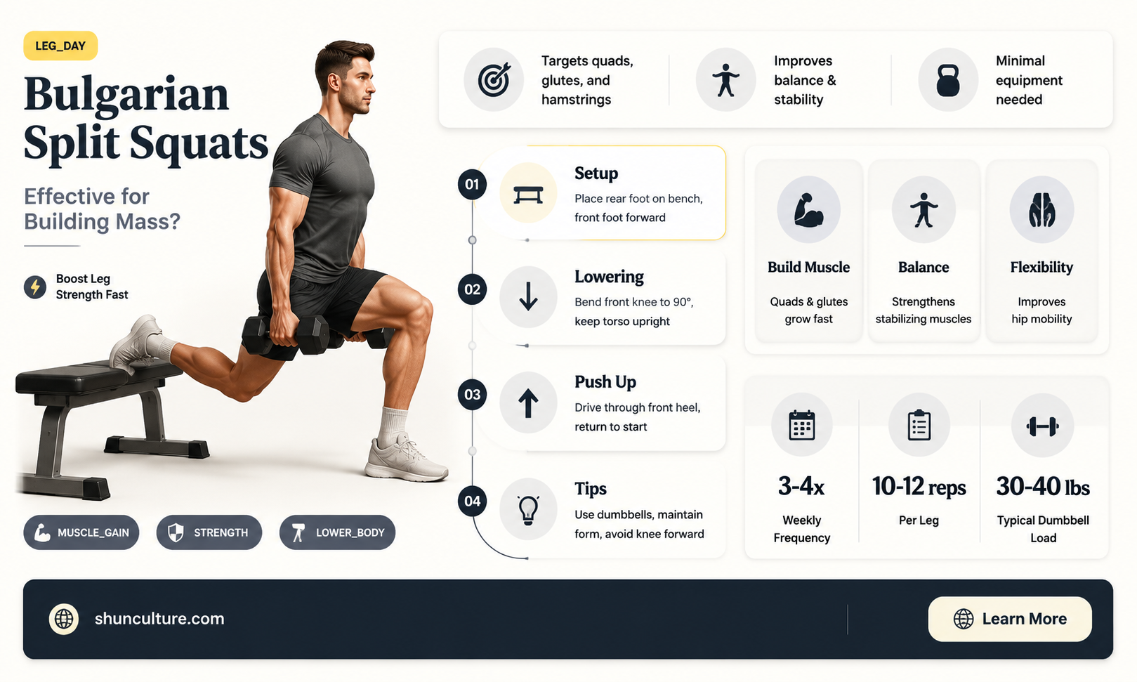 are bulgarian split squats good for mass