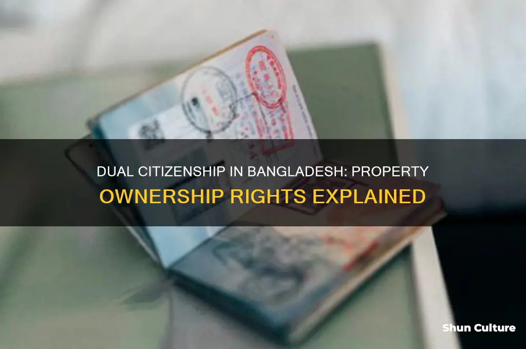 can a dual citizen in bangladesh own property