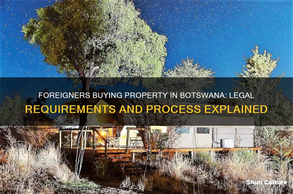 can a foreigner buy a house in botswana