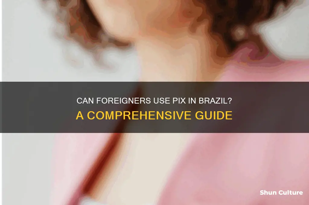 can a foreigner use pix in brazil