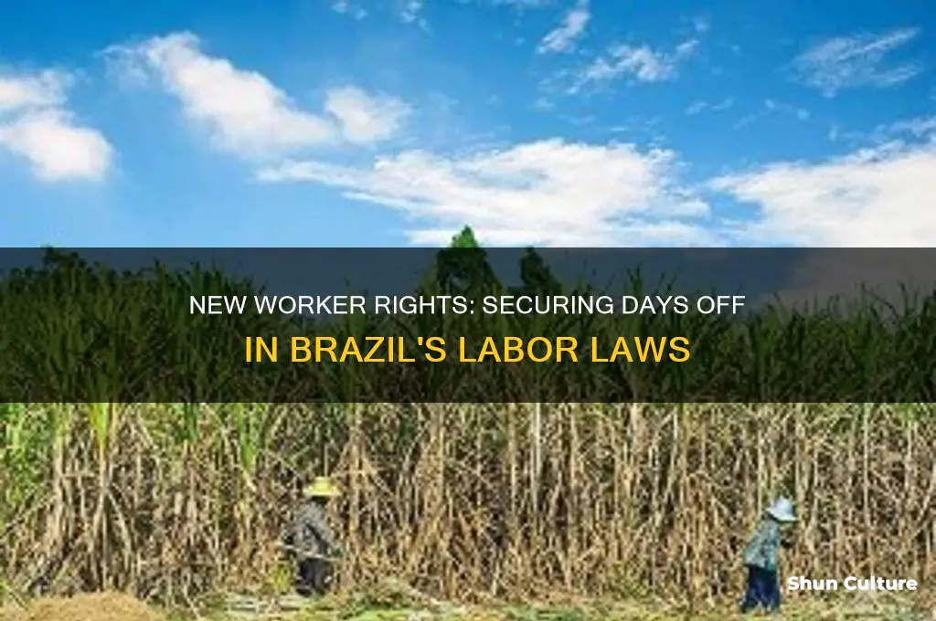 can a new worker get days off in brazil