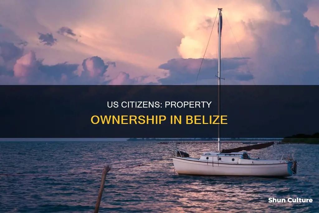 can a us citizen own property in belize