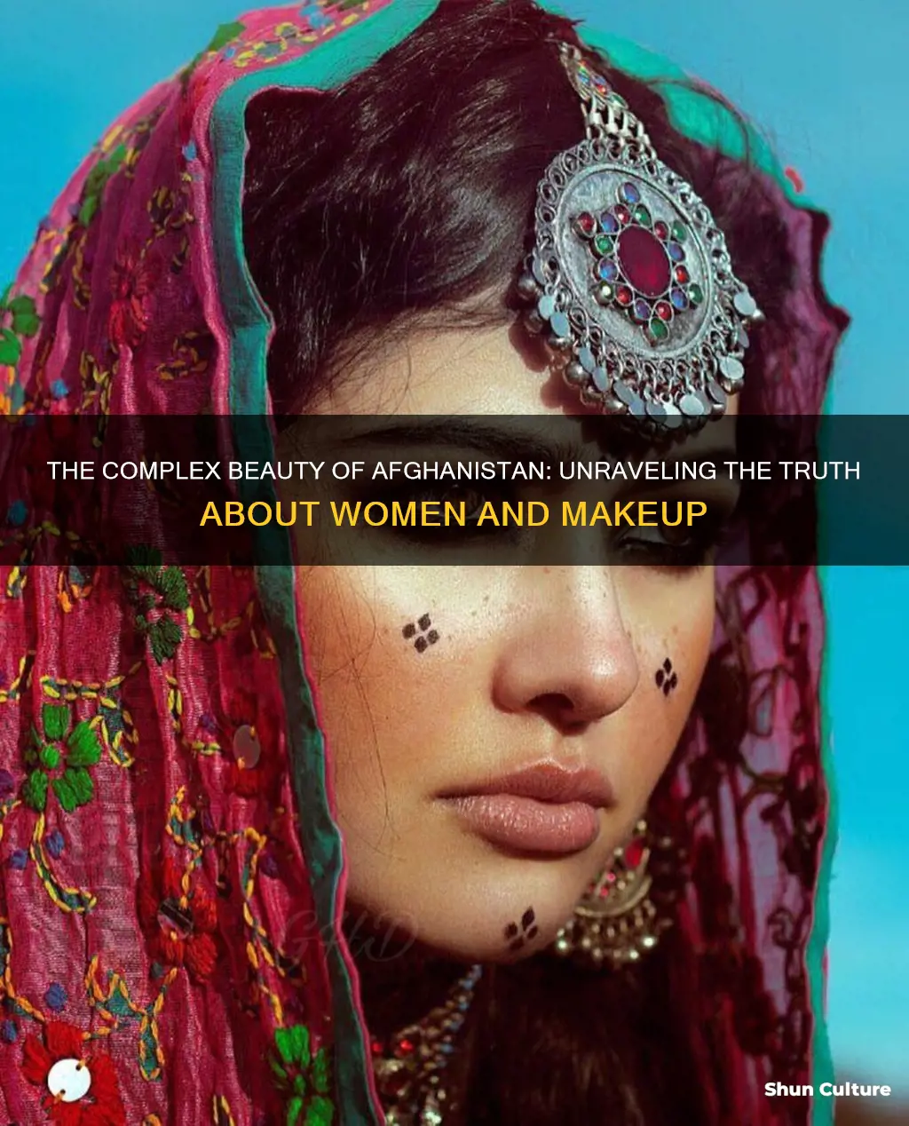 can afghanistan woman use makeup