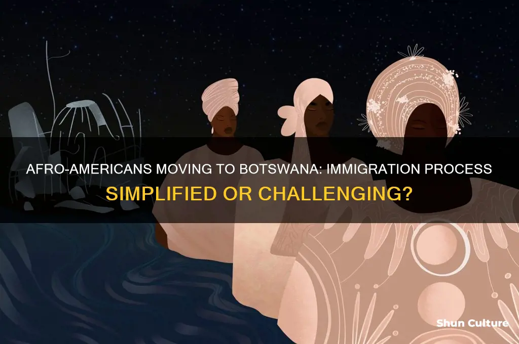 can afro americans immigrate to botswana easily