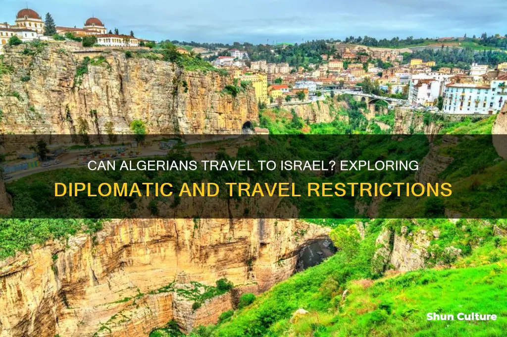 can algerian go to israel