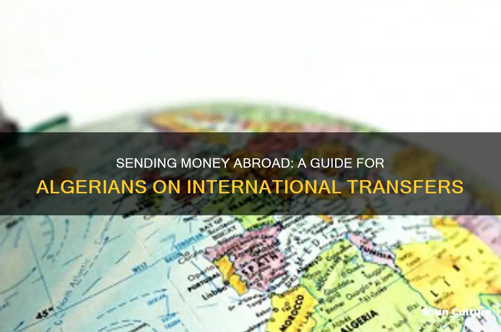 can algerian send money out of there country
