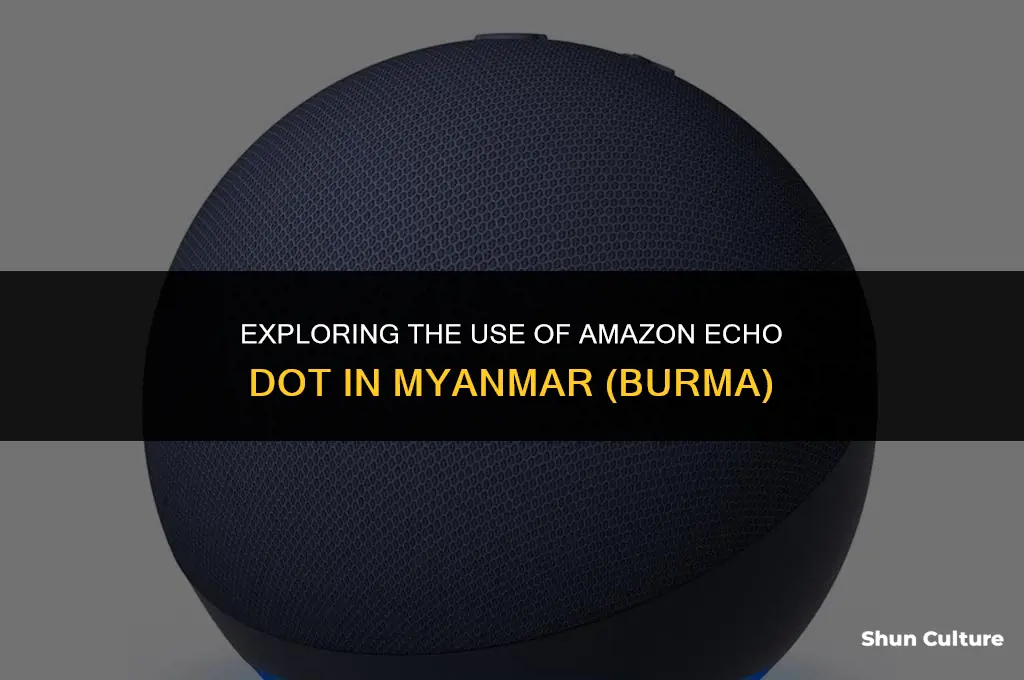 can amazon echo dot use in myanmar burma
