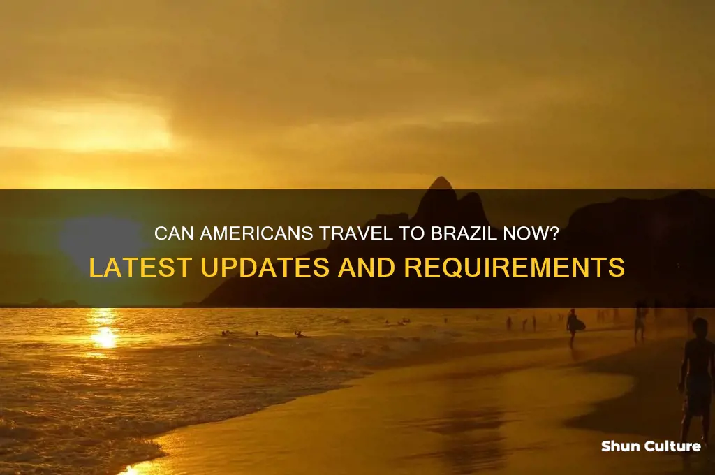can american travel to brazil right now