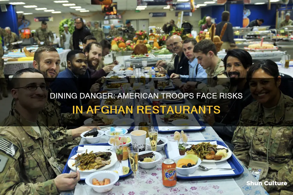 can american troops eat in resturants in afghanistan