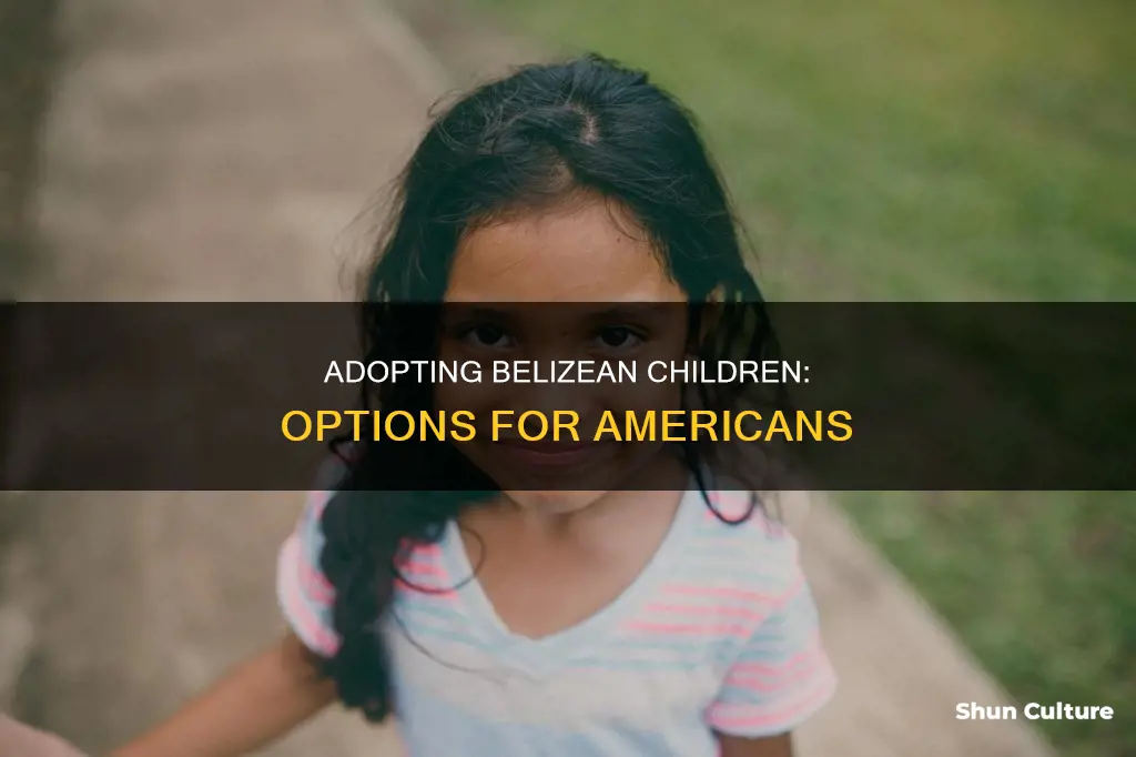 can americans adopt belize children