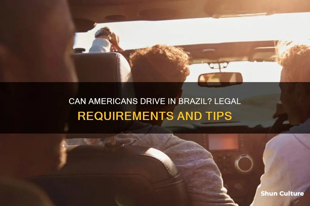 can americans drive in brazil