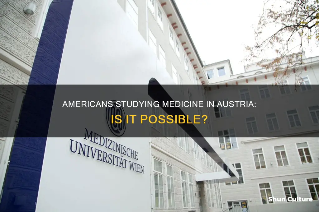 can americans go to austria medical school