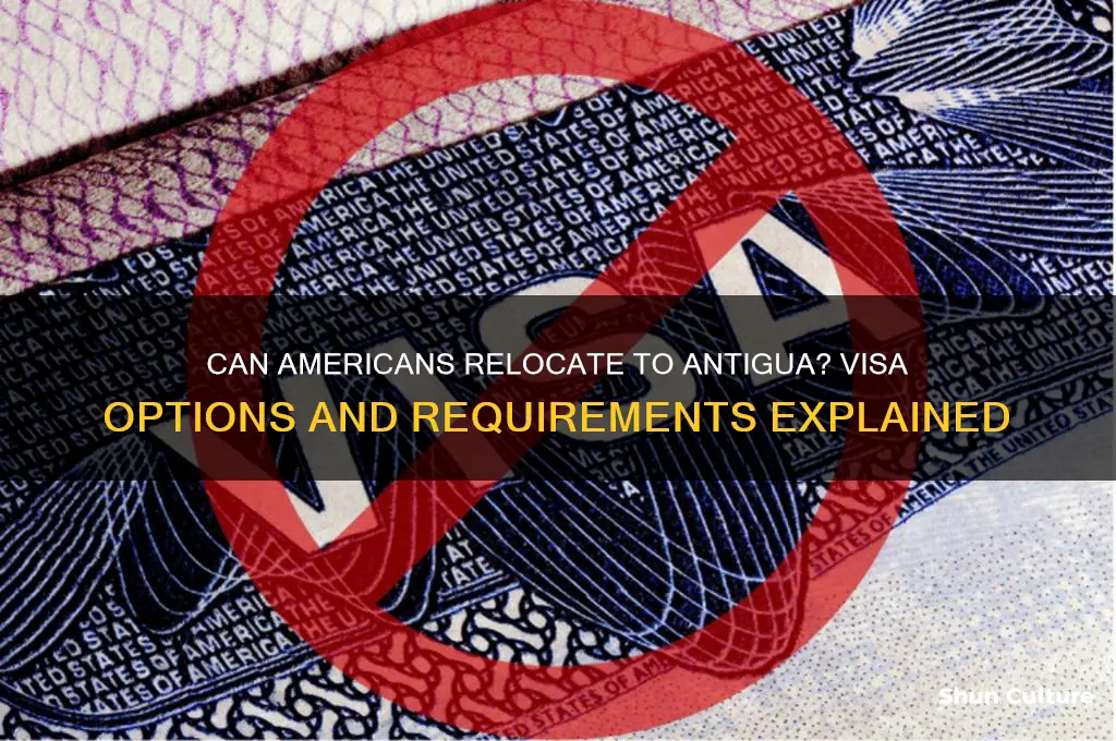 can americans move to antigua