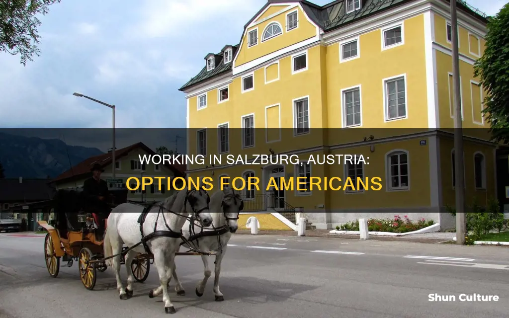 can americans work in saltzburg austria