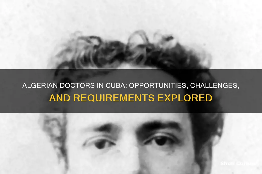 can an algerian doctor work in cuba
