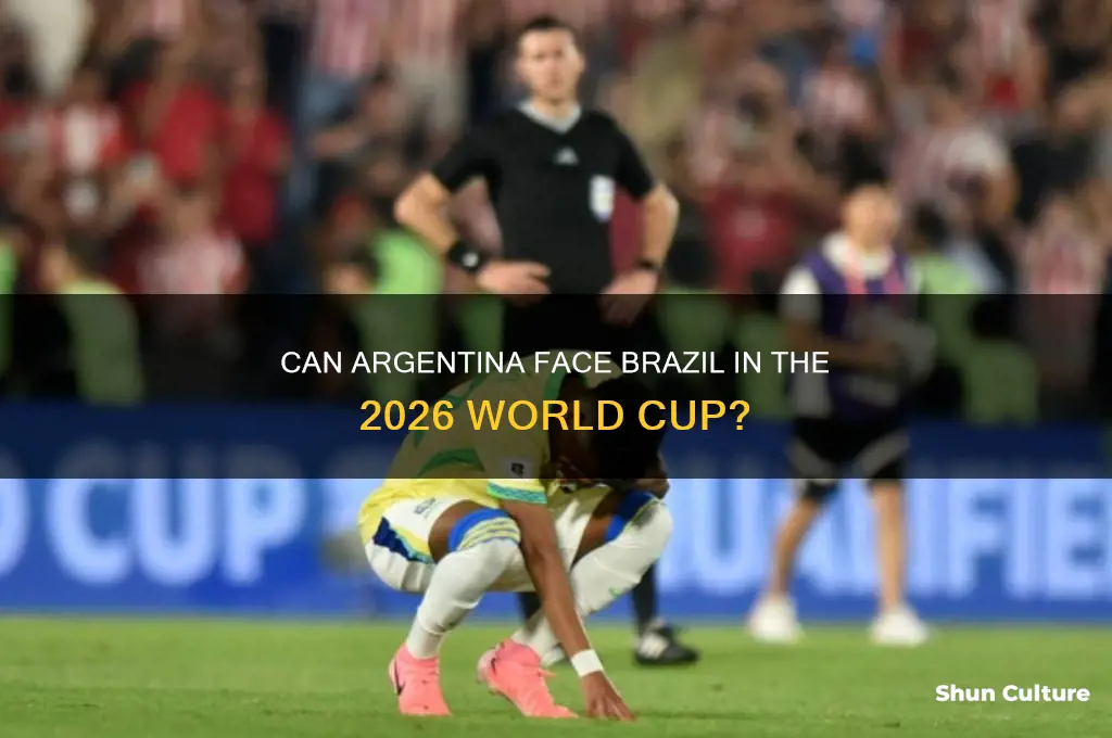 can argentina play brazil in the world cup