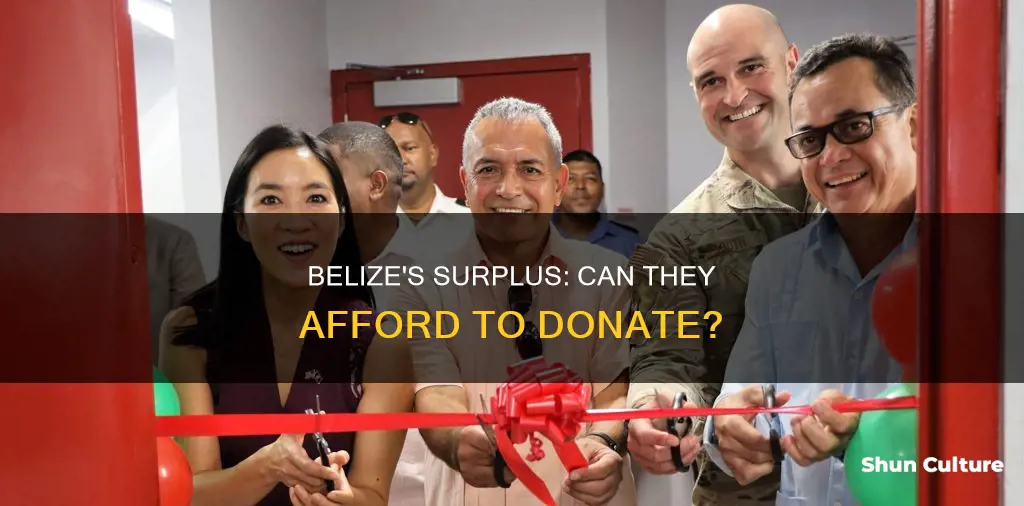 can belize afoord to give surplus money to un