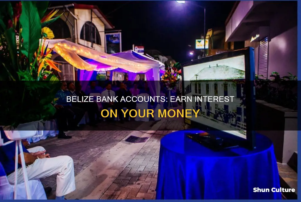 can belize bank account earn interst