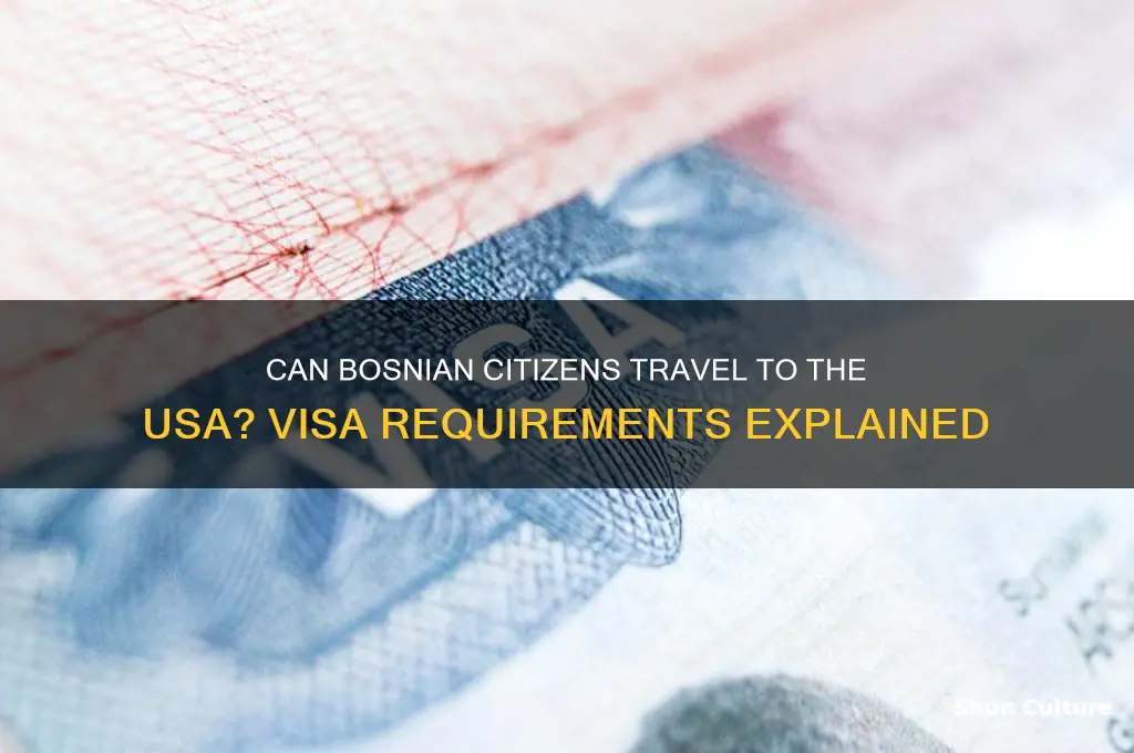 can bosnian citizens travel to usa