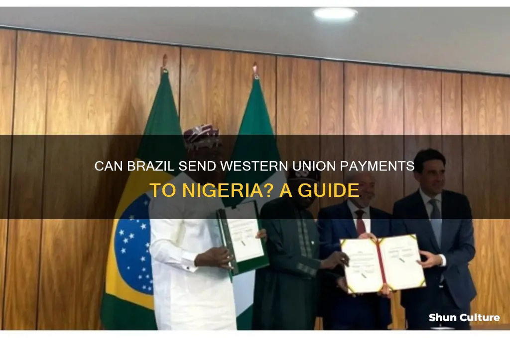 can brazil make western union payment to nigeria