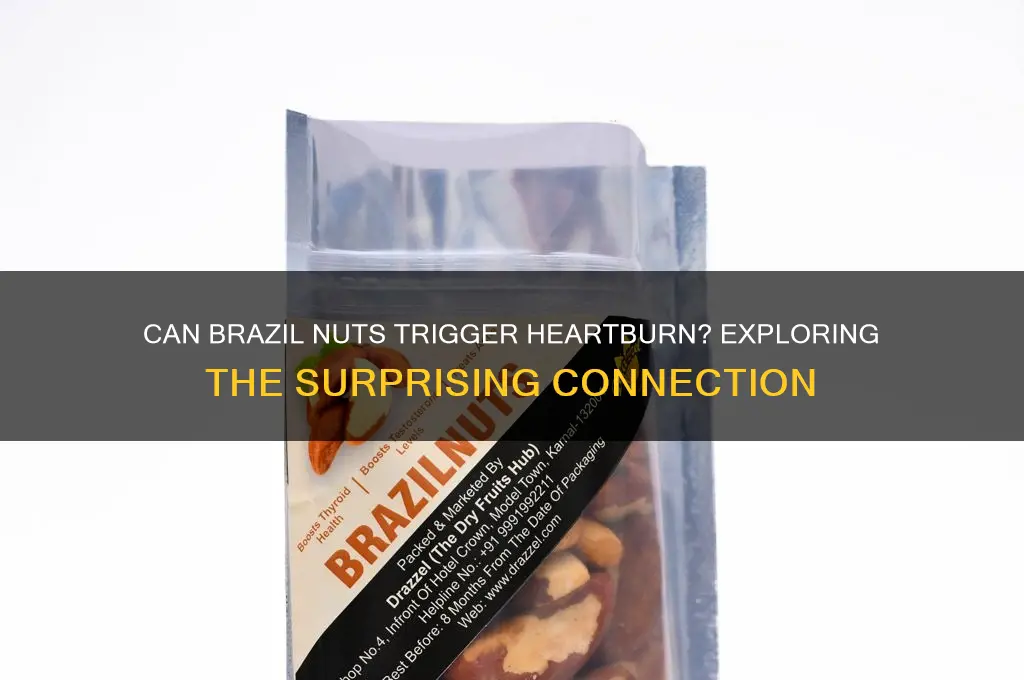 can brazil nuts cause heartburn