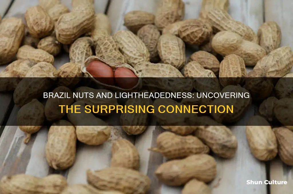 can brazil nuts cause lightheadedness