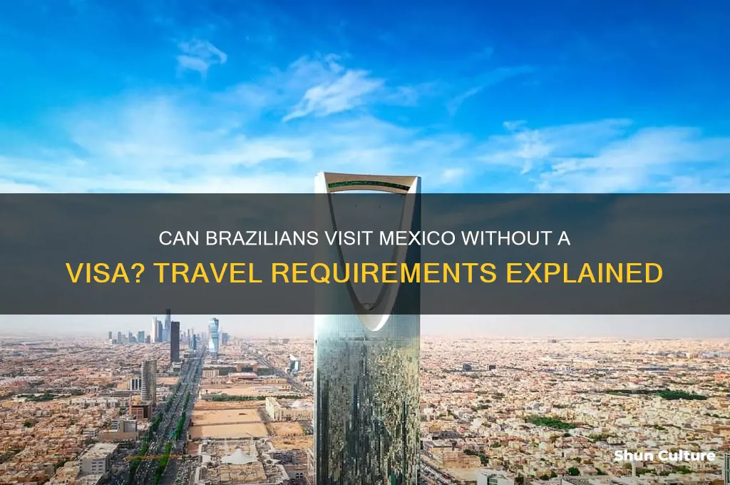 can brazil visit mexico wthout visa