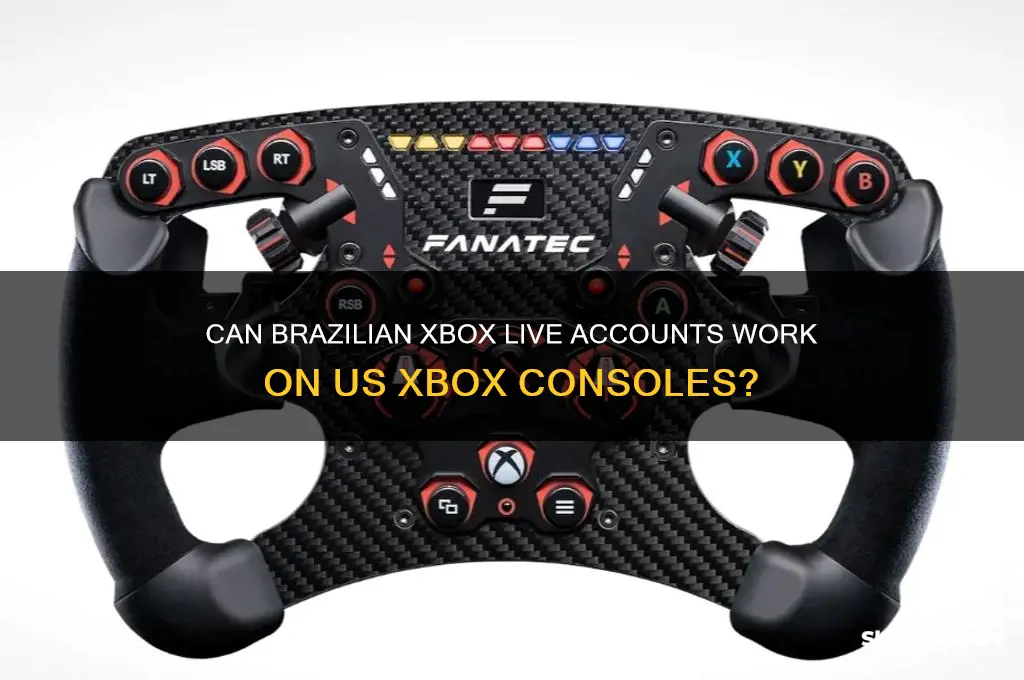 can brazil xbox live work on a xbox live