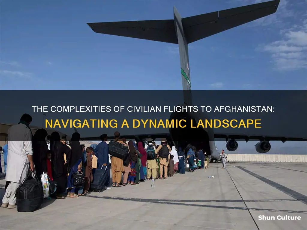 can civilians fly to afghanistan