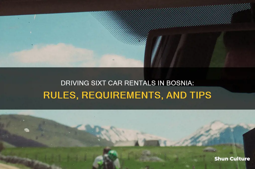 can drive sixt car rental in bosnia