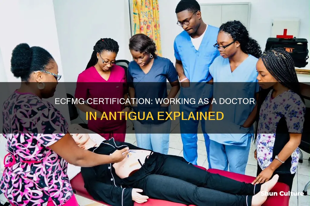 can ecfmg certified work in antigua
